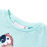 VidaXL Kindershirt 116 Hellseeblau
