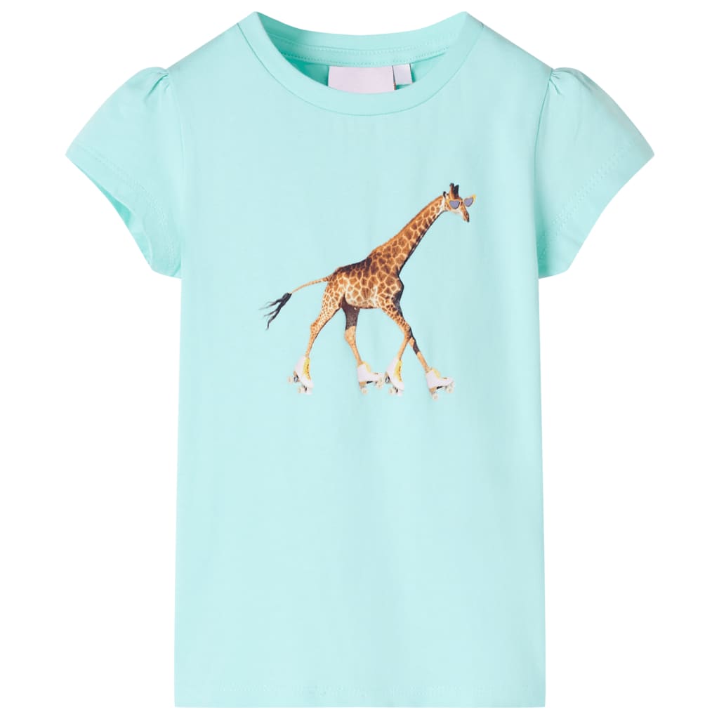 VidaXL Kindershirt 104 Hellseeblau
