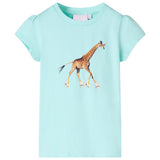 VidaXL Kindershirt 116 Hellseeblau