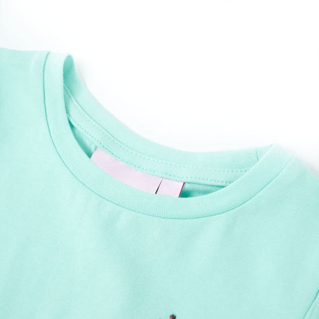 VidaXL Kindershirt 116 Hellseeblau