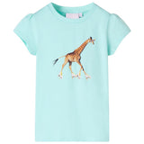 VidaXL Kinderhemd 128 helles Meerblau