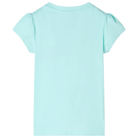 VidaXL Kinderhemd 128 helles Meerblau
