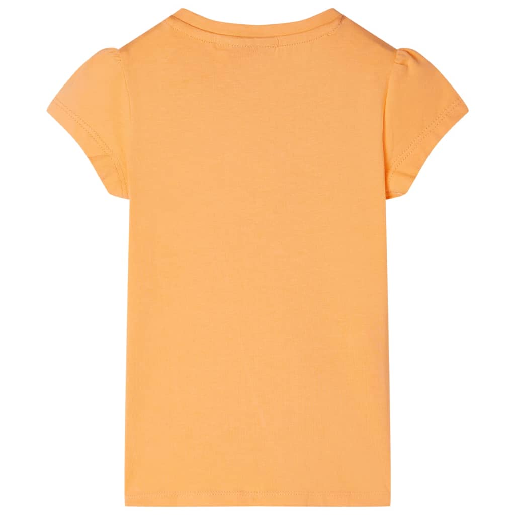 VidaXL Kindershirt 104 leuchtendes Orange