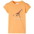 VidaXL Kindershirt 128 leuchtendes Orange