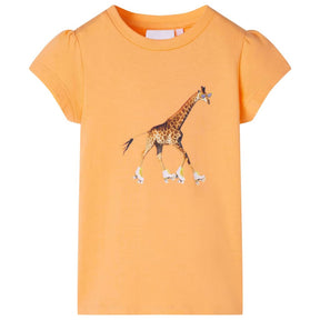 VidaXL Kindershirt 128 leuchtendes Orange
