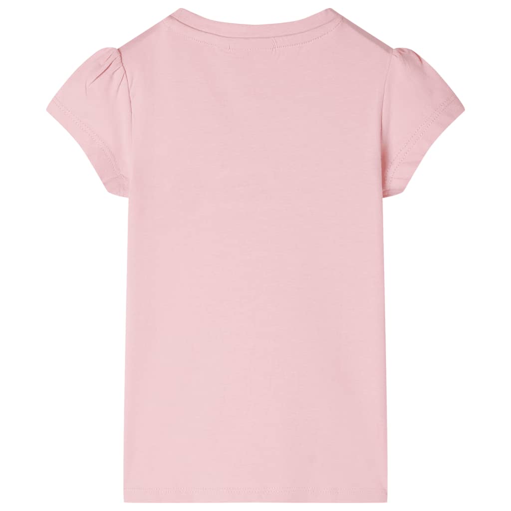 VidaXL Kindershirt 128 hellrosa