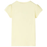 VidaXL Kindershirt 92 zartgelb