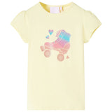 VidaXL Kindershirt 104 zartgelb