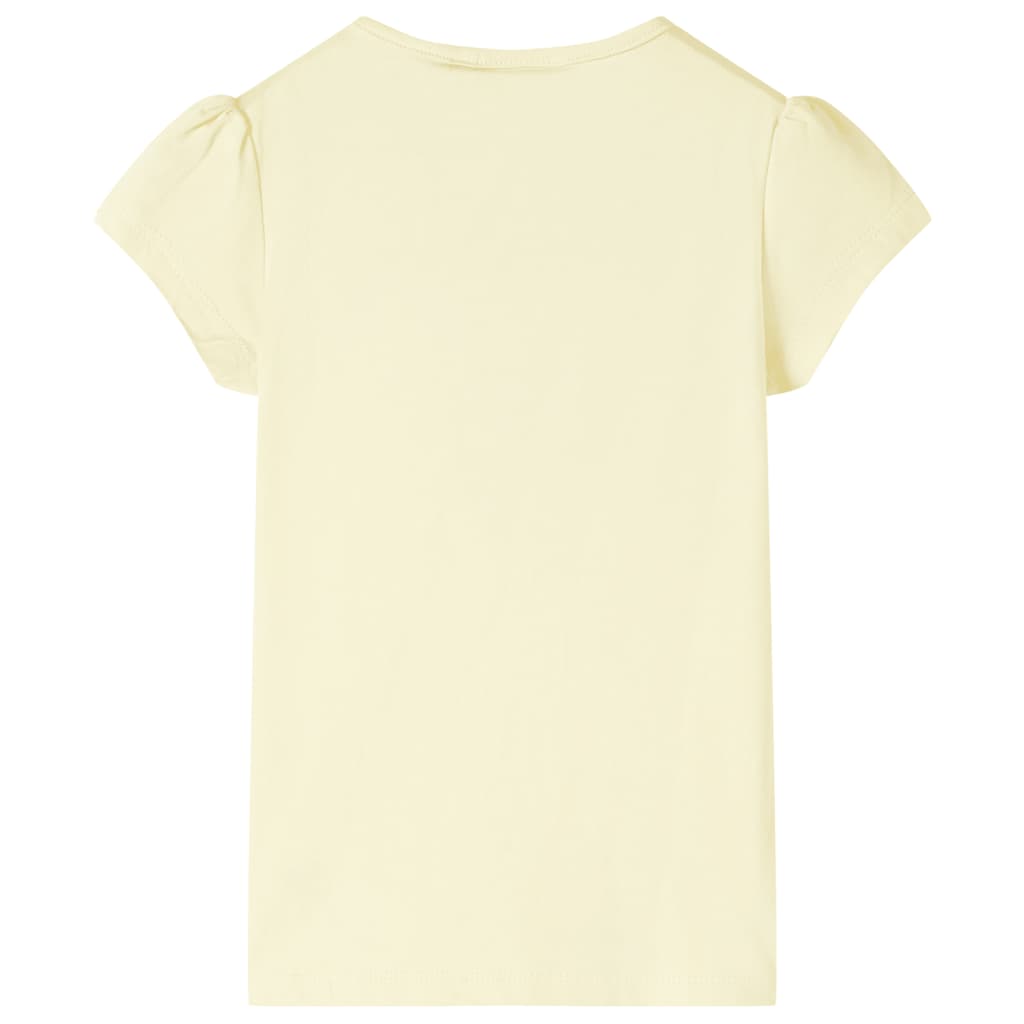 VidaXL Kindershirt 116 zartgelb