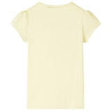 VidaXL Kindershirt 116 zartgelb