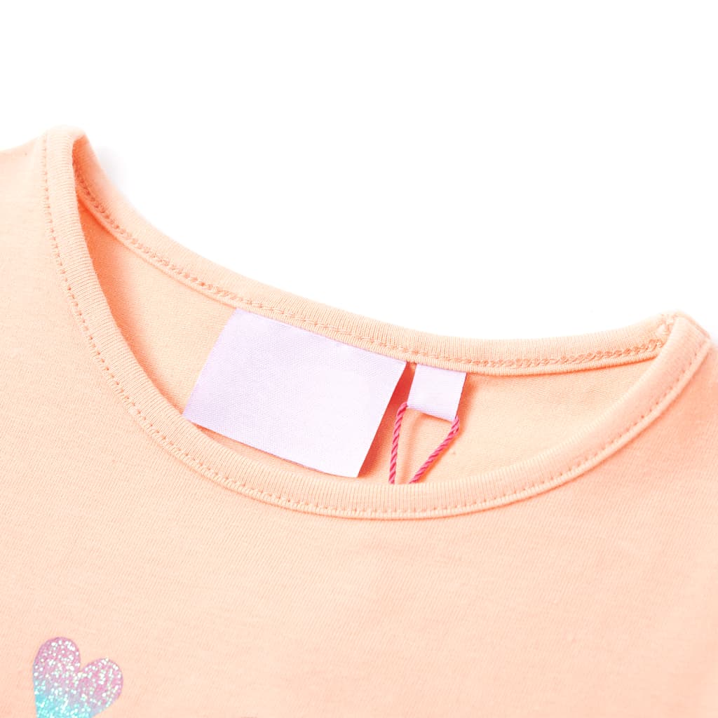 VidaXL Kindershirt 128 hellorange