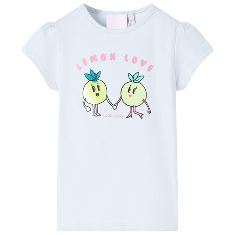 VidaXL Kindershirt 140 Hellblau