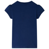 VidaXL Kinderhemd 92 Marineblau