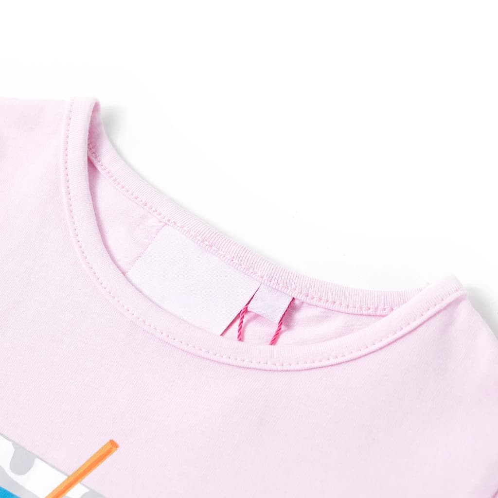 VidaXL Kindershirt 140 zartrosa