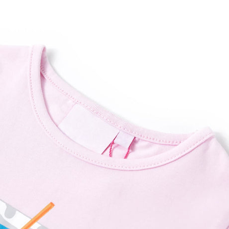 VidaXL Kindershirt 140 zartrosa