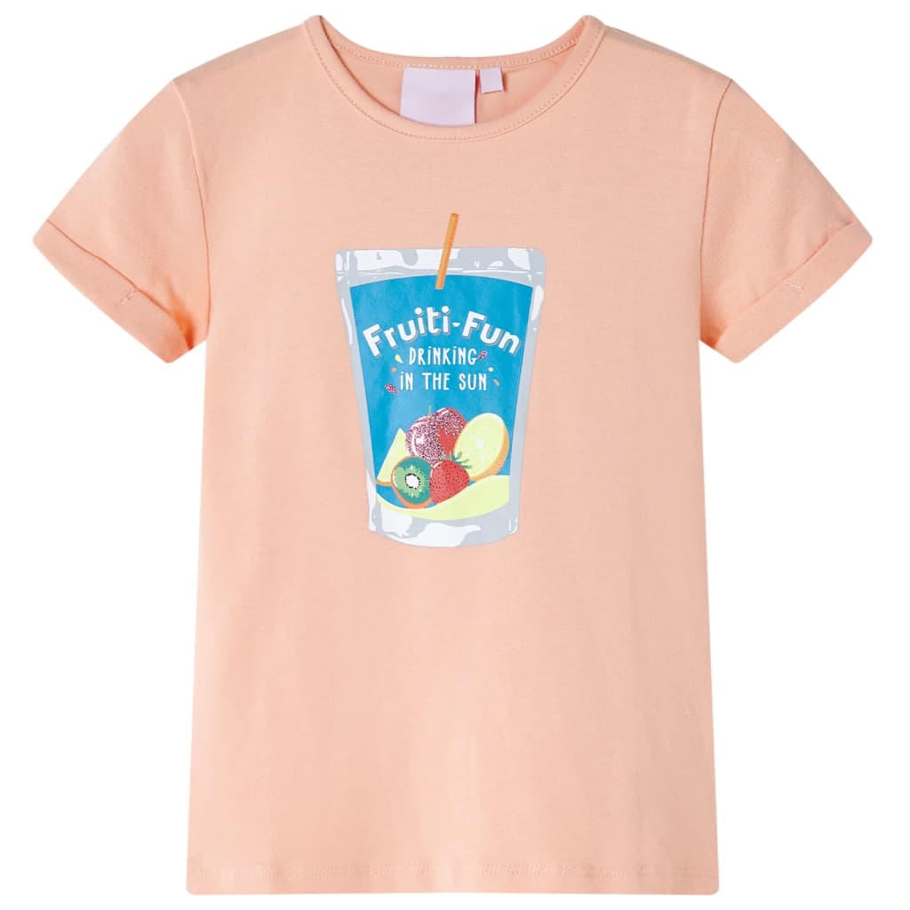 VidaXL Kindershirt 92 hellorange
