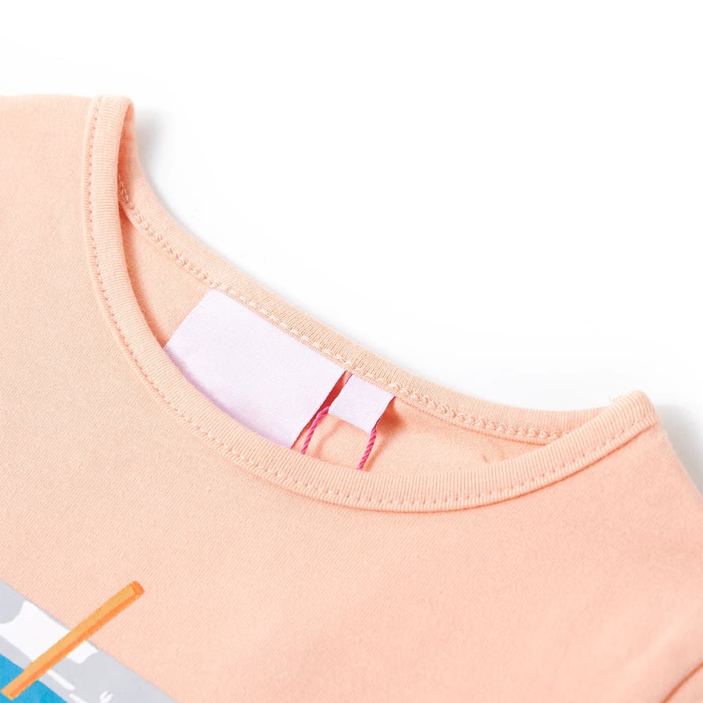 VidaXL Kindershirt 128 hellorange