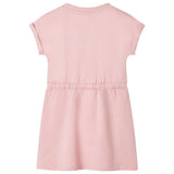 VidaXL Kinderkleid mit Kordelzug 104 Hellrosa