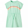 VidaXL Kinderkleid mit Kordelzug 104 Hellgrün