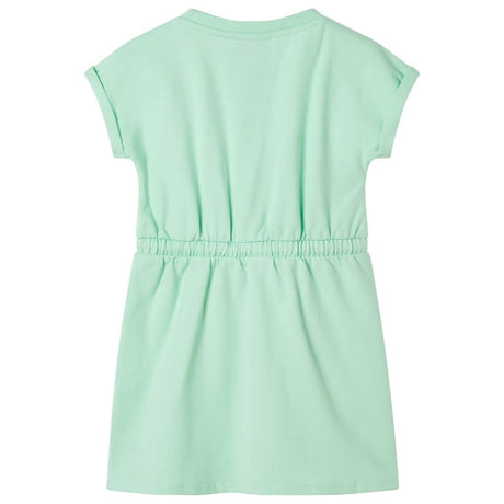 VidaXL Kinderkleid mit Kordelzug 128 Hellgrün