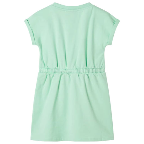 VidaXL Kinderkleid mit Kordelzug 140 Hellgrün