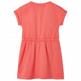 VidaXL Kinderkleid mit Kordelzug 92 Koralle