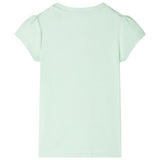 VidaXL Kindershirt mit Flügelärmeln 104 zartgrün