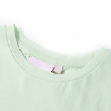 VidaXL Kindershirt mit Flügelärmeln 140 Soft Green