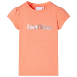 VidaXL Kindershirt mit Flügelärmeln 92 neonorange