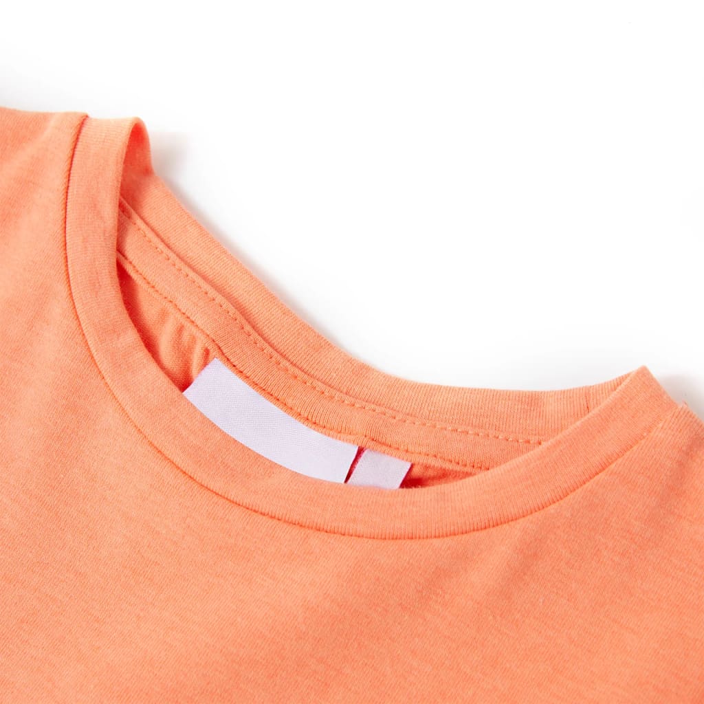 VidaXL Kindershirt mit Flügelärmeln 104 Neonorange