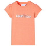 VidaXL Kindershirt mit Flügelärmeln 140 neonorange