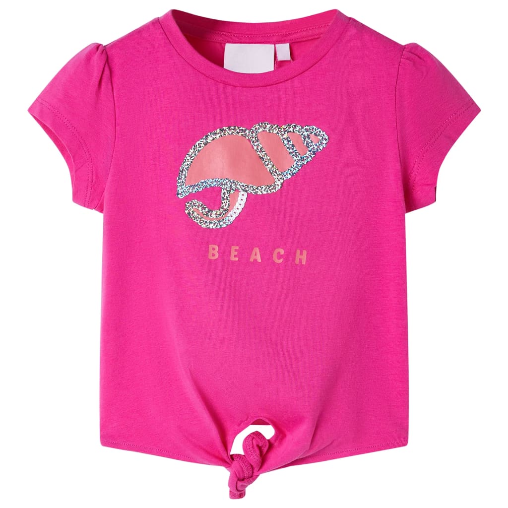 VidaXL Kindershirt 92 Dunkelrosa