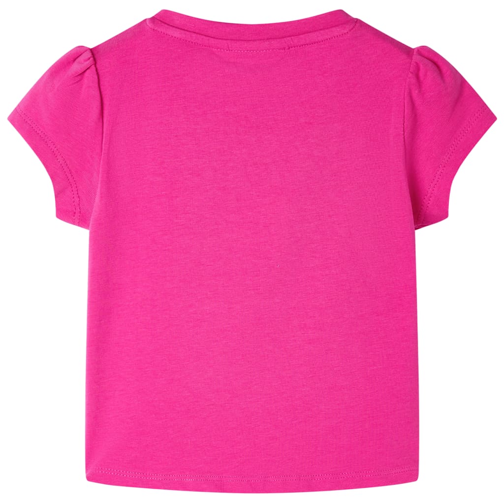 VidaXL Kindershirt 92 Dunkelrosa