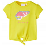 VidaXL Kindershirt 104 gelb
