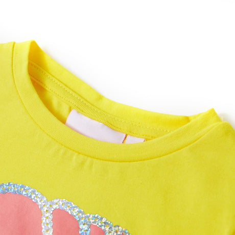 VidaXL Kindershirt 104 gelb