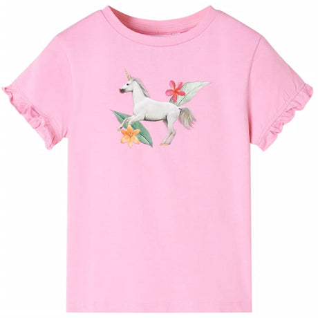 VidaXL Kindershirt mit kurzen Ärmeln 104 leuchtendes Rosa