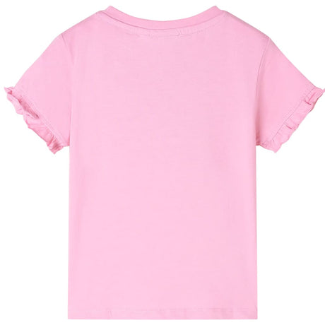 VidaXL Kindershirt mit kurzen Ärmeln 104 leuchtendes Rosa