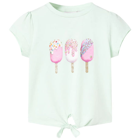 VidaXL Kindershirt 128 helles Mint