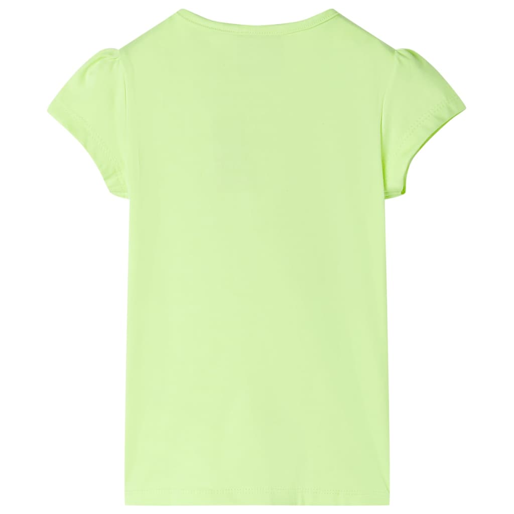 VidaXL Kindershirt 140 neongelb