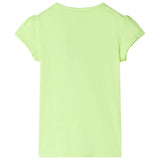 VidaXL Kindershirt 140 neongelb