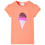 VidaXL Kindershirt 104 neonorange