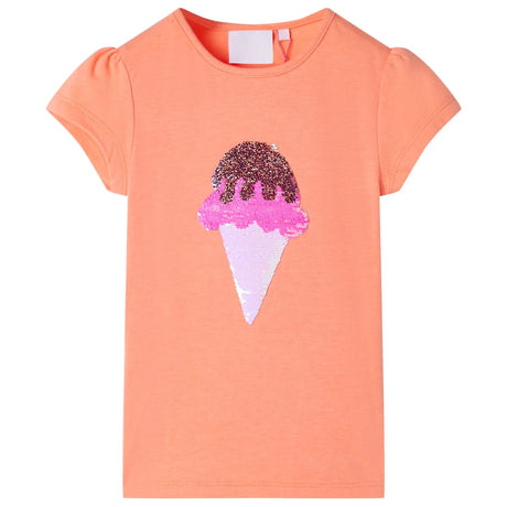 VidaXL Kindershirt 104 neonorange