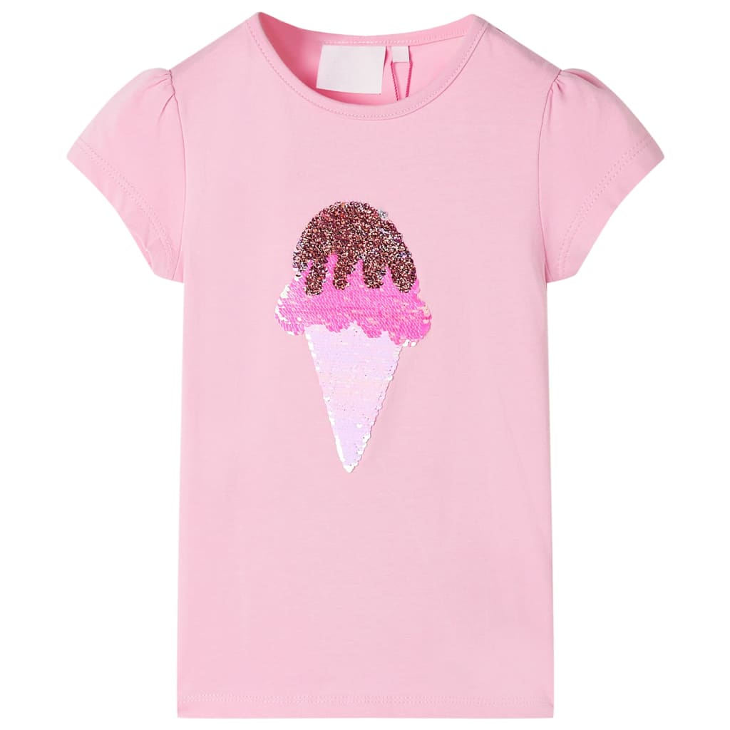 VidaXL Kindershirt 140 leuchtendes Rosa