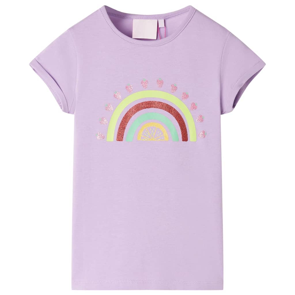 VidaXL Kindershirt 128 Flieder
