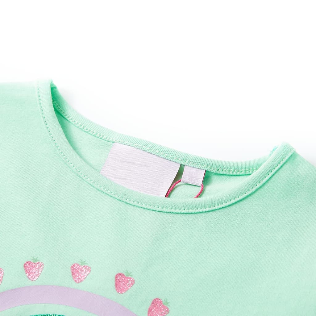 VidaXL Kindershirt 116 hellgrün