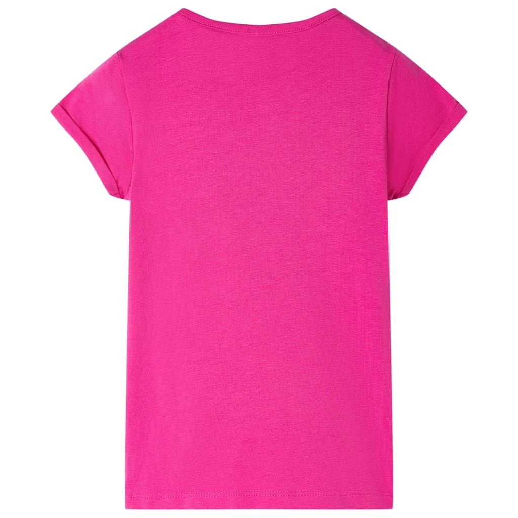 VidaXL Kindershirt 116 Dunkelrosa