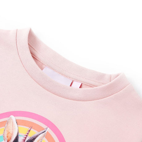 VidaXL Kinderpullover 128 Hellrosa