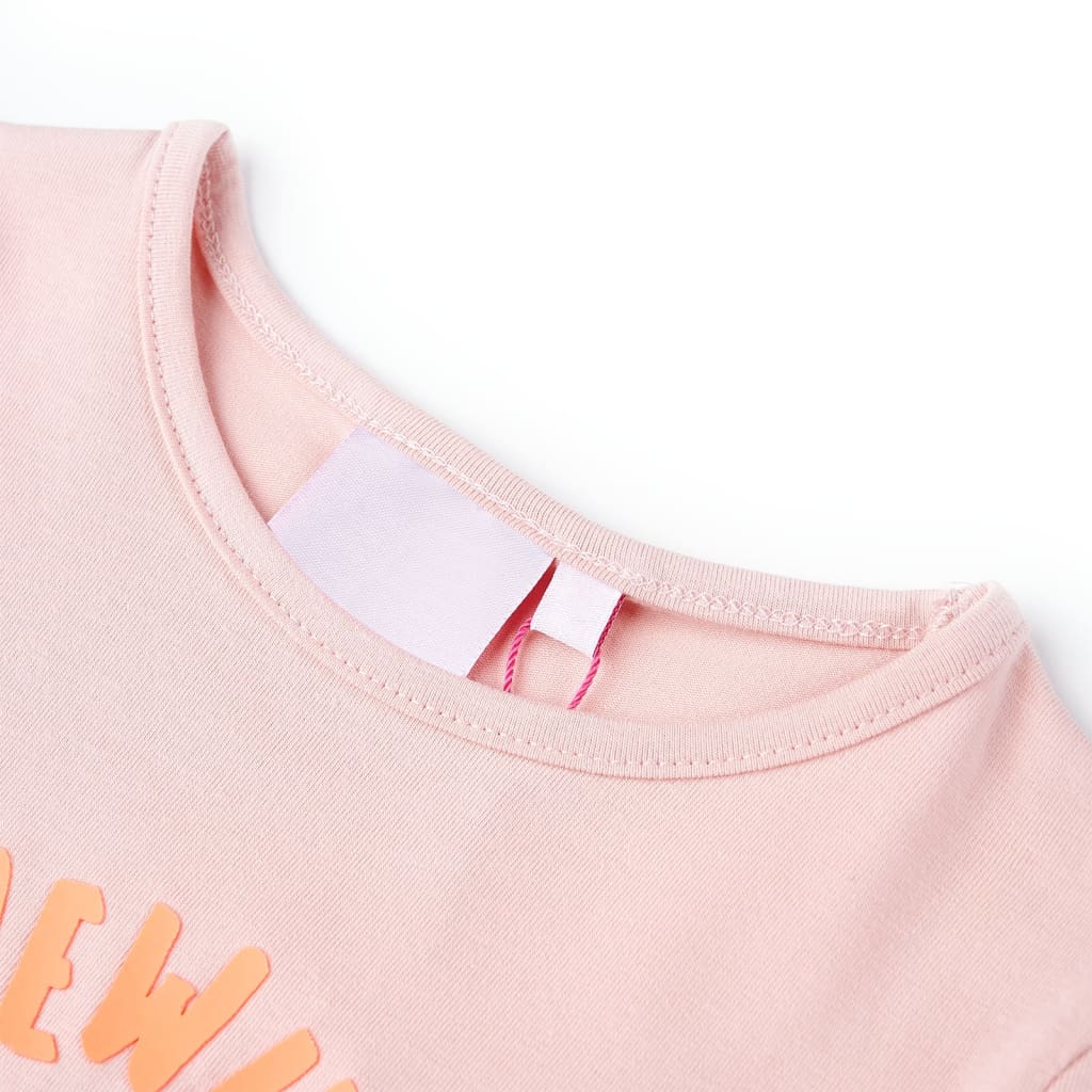 VidaXL Kindershirt 104 hellrosa