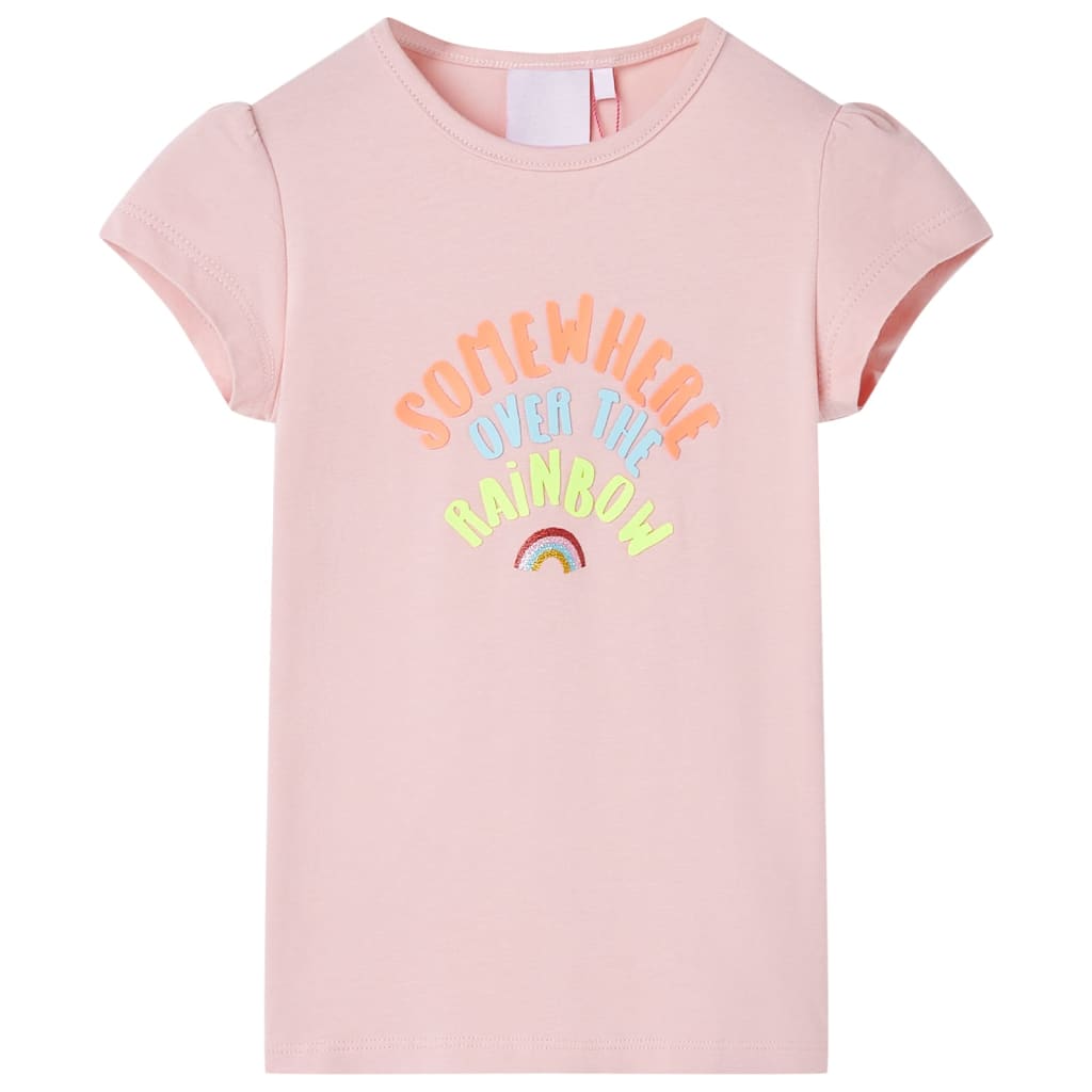 VidaXL Kindershirt 116 hellrosa