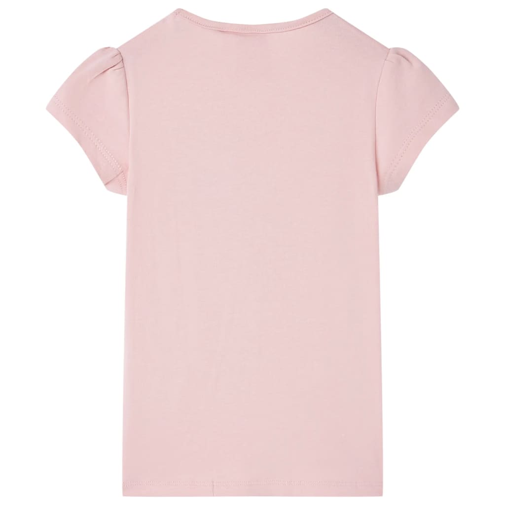 VidaXL Kindershirt 128 hellrosa